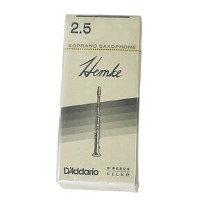 Hemke 2.5 Soprano Saxophone Reeds 5-Pack